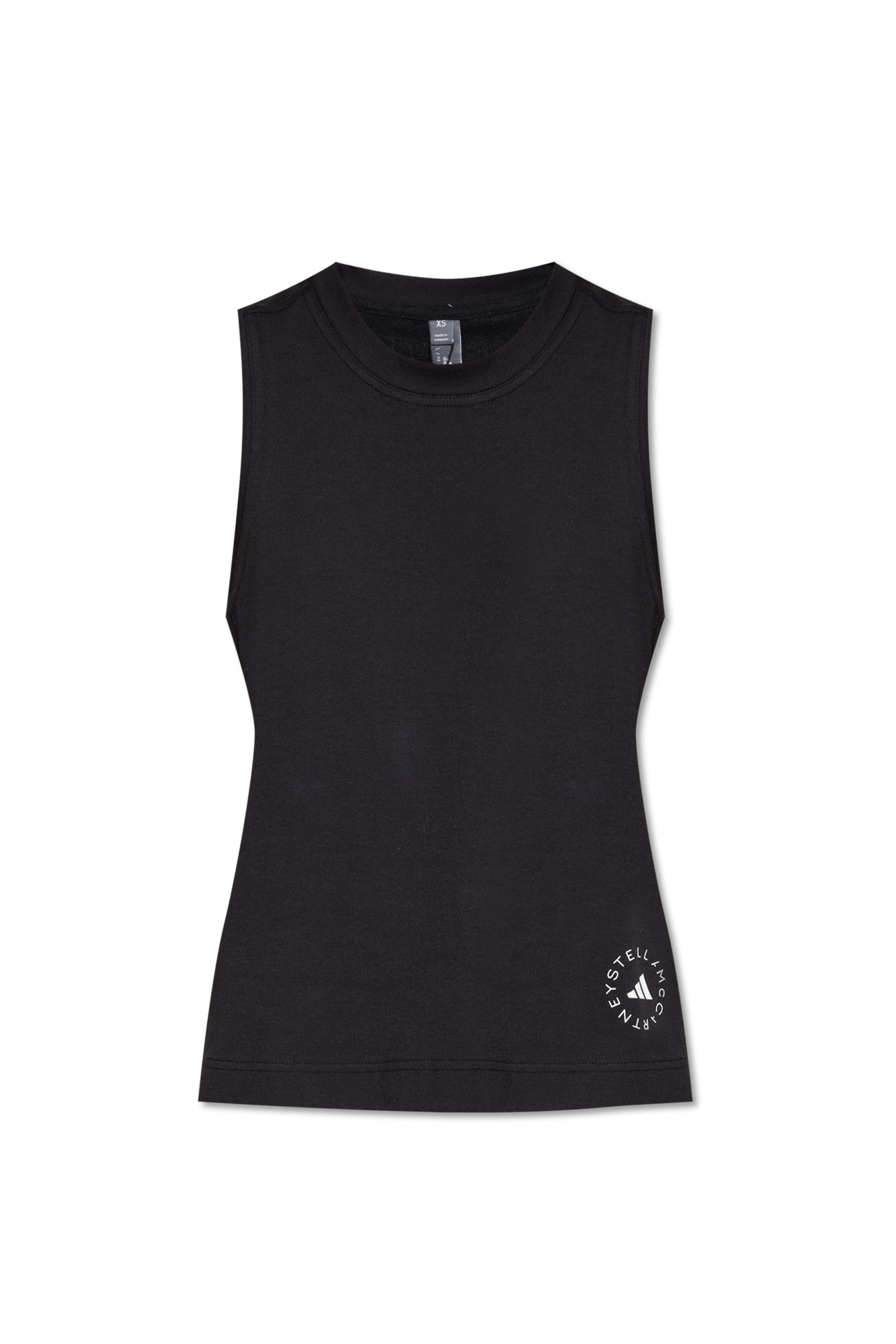 Black Tank top with logo ADIDAS by Stella McCartney Vitkac GB